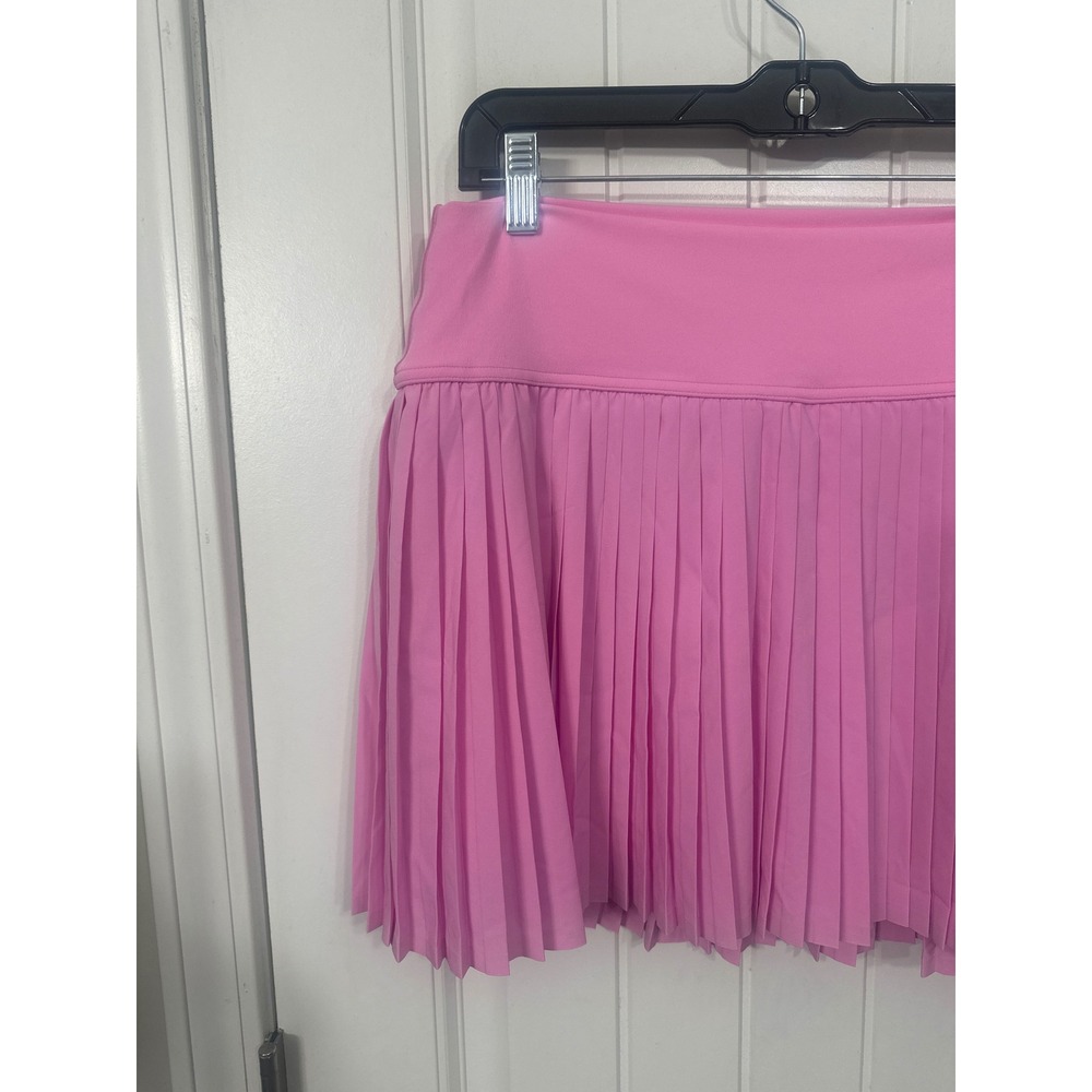 Aerie OFFLINE Pleated Tennis Skirt Pink Athletic Skort XL 170-6498-1148 - Picture 2 of 9